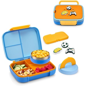 image:imageEllo Benni Kids Bento Lunch Box with Insulated Food Jar amp Ice Pack Sugar CoatedWave Rider