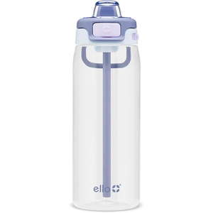 image:imageEllo Pop amp Fill 22oz Tritan Plastic Water Bottle with Quick Fill Technology  Clear Water Bottle for School College Travel  Leakproof Locking Lid Straw and Chug Reusable BPAFree  BlackAurora