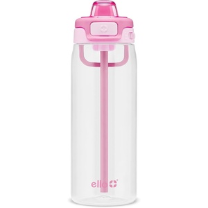 image:imageEllo Pop amp Fill 22oz Tritan Plastic Water Bottle with Quick Fill Technology  Clear Water Bottle for School College Travel  Leakproof Locking Lid Straw and Chug Reusable BPAFree  BlackPetal
