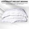 imageTribeca Living King Duvet Cover Set Plain Bed Set Pintuck Microfiber Wrinkle Resistant Three Piece Set Includes One Duvet Cover and Two Sham Pillowcases SydneyTealCashmere