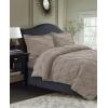imageTribeca Living King Duvet Cover Set Plain Bed Set Pintuck Microfiber Wrinkle Resistant Three Piece Set Includes One Duvet Cover and Two Sham Pillowcases SydneyTealCashmere