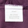 imageTribeca Living King Duvet Cover Set Plain Bed Set Pintuck Microfiber Wrinkle Resistant Three Piece Set Includes One Duvet Cover and Two Sham Pillowcases SydneyTealPurple