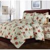 imageTribeca Living MADRDUVETKISK Madrid Tropical Rainforest Oversized Duvet Set King Sky BlueFloral Multi