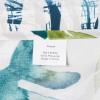 imageTribeca Living MADRDUVETKISK Madrid Tropical Rainforest Oversized Duvet Set King Sky BlueTropical Rainforest Multi