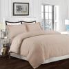 imageTribeca Living TLFLSODSKISB 170 GSM Flannel Solid Duvet Cover Set King Sky BlueCashmere