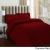 imageTribeca Living TLFLSODSKISB 170 GSM Flannel Solid Duvet Cover Set King Sky BlueIvory