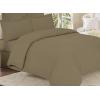 imageTribeca Living TLFLSODSKISB 170 GSM Flannel Solid Duvet Cover Set King Sky BlueTaupe