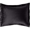 imageTribeca Living VENICEDUVET Venice Velvet Oversized Solid Duvet Set3pieces King BurgundyBlack