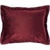 imageTribeca Living VENICEDUVET Venice Velvet Oversized Solid Duvet Set3pieces King BurgundyBurgundy