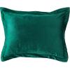 imageTribeca Living VENICEDUVET Venice Velvet Oversized Solid Duvet Set3pieces King BurgundyEmerald Green