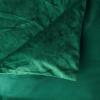 imageTribeca Living VENICEDUVET Venice Velvet Oversized Solid Duvet Set3pieces King BurgundyEmerald Green