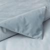imageTribeca Living VENICEDUVET Venice Velvet Oversized Solid Duvet Set3pieces King BurgundyHaze Blue