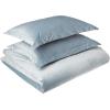 imageTribeca Living VENICEDUVET Venice Velvet Oversized Solid Duvet Set3pieces King BurgundyHaze Blue