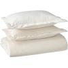 imageTribeca Living VENICEDUVET Venice Velvet Oversized Solid Duvet Set3pieces King BurgundyIvory