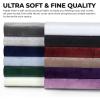 imageTribeca Living VENICEDUVET Venice Velvet Oversized Solid Duvet Set3pieces King BurgundyIvory
