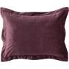 imageTribeca Living VENICEDUVET Venice Velvet Oversized Solid Duvet Set3pieces King BurgundyPlum