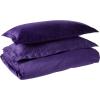 imageTribeca Living VENICEDUVET Venice Velvet Oversized Solid Duvet Set3pieces King BurgundyPurple