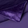imageTribeca Living VENICEDUVET Venice Velvet Oversized Solid Duvet Set3pieces King BurgundyPurple