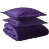 imageTribeca Living VENICEDUVET Venice Velvet Oversized Solid Duvet Set3pieces King BurgundyPurple