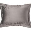 imageTribeca Living VENICEDUVET Venice Velvet Oversized Solid Duvet Set3pieces King BurgundySmoke Grey