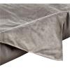 imageTribeca Living VENICEDUVET Venice Velvet Oversized Solid Duvet Set3pieces King BurgundySmoke Grey