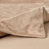 imageTribeca Living VENICEDUVET Venice Velvet Oversized Solid Duvet Set3pieces King BurgundyTaupe