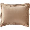 imageTribeca Living VENICEDUVET Venice Velvet Oversized Solid Duvet Set3pieces King BurgundyTaupe