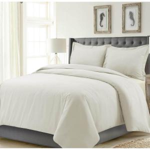 imageTribeca Living MADRDUVETKISK Madrid Tropical Rainforest Oversized Duvet Set King Sky BlueIvory