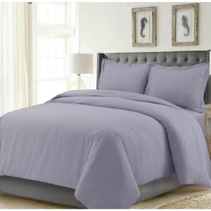 imageTribeca Living MADRDUVETKISK Madrid Tropical Rainforest Oversized Duvet Set King Sky BlueLavender