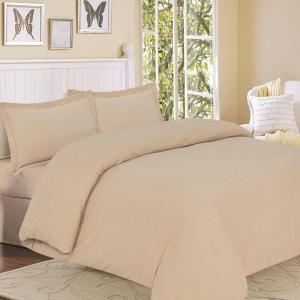 imageTribeca Living TLFLSODSKISB 170 GSM Flannel Solid Duvet Cover Set King Sky BlueCashmere