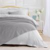 imageTribeca Living Cotton Acrylic Queen Reversible Blanket Soft and Cozy Yarn Dyed Fade Resistant Plaid DuneMadrid  Silver Grey
