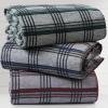 imageTribeca Living Cotton Acrylic Queen Reversible Blanket Soft and Cozy Yarn Dyed Fade Resistant Plaid DunePlaid Deep Red