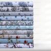 imageTribeca Living WOU170DUVETKIBL Duvet Set King Winter Outing BlueBlue