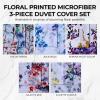 imageJuliette Printed Oversized Duvet Set Red TwinRed