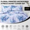 imageSerena Printed Oversized Duvet Set TwinBlue