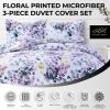imageSerena Printed Oversized Duvet Set TwinPurple