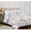 imageTribeca Living Flannel Floral Garden Printed 170 GSM Duvet Cover Set Queen Multicolored TLFLFG170DSQUPaisley Garden Multicolor