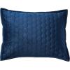 imageTribeca Living Velvet King Quilt Set  ThreePiece Honeycomb Stitch Bedding Super Soft 260GSM Velvet Oversized Quilt and Two Sham Pillowcases Emerald GreenNavy Blue
