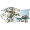 imageTribeca Living Casablanca 5Piece Cotton Floral Duvet Cover Set Queen