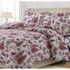 Deer Toile Deep Red