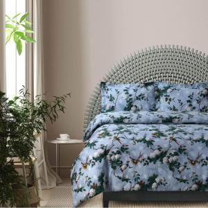 imageAzores Home Cotton Flannel Queen Duvet Cover Set Oversized Wrinkle Resistant Soft Touch Includes One Duvet Cover and Two Sham Pillowcases 170GSM CamelMulticolor