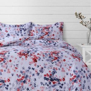 imageJuliette Printed Oversized Duvet Set Red TwinRed