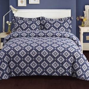 imageTribeca Living MTOILDUVETKIDR Duvet Set King Deer Toile Deep RedDamask