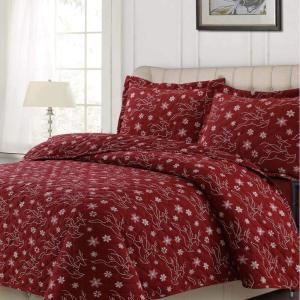 imageTribeca Living SASL170QUILKIBL Quilt Sets King Santas SleighDots  Deer
