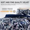 imagePariza Printed Oversized Velvet UltraSoft Luxury Quilt Set with Shams Wrinkle ampamp Fade Resitant AllSeason Diamond Stitching Durable and Fine Quality Queen MulticolorPariza Multicolor