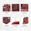 imagePariza Printed Oversized Velvet UltraSoft Luxury Quilt Set with Shams Wrinkle ampamp Fade Resitant AllSeason Diamond Stitching Durable and Fine Quality Queen MulticolorAmara Garnet