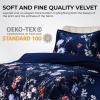 imagePariza Printed Oversized Velvet UltraSoft Luxury Quilt Set with Shams Wrinkle ampamp Fade Resitant AllSeason Diamond Stitching Durable and Fine Quality Queen MulticolorAmal Multicolor
