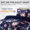 imagePariza Printed Oversized Velvet UltraSoft Luxury Quilt Set with Shams Wrinkle ampamp Fade Resitant AllSeason Diamond Stitching Durable and Fine Quality Queen MulticolorZara Multicolor