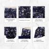 imagePariza Printed Oversized Velvet UltraSoft Luxury Quilt Set with Shams Wrinkle ampamp Fade Resitant AllSeason Diamond Stitching Durable and Fine Quality Queen MulticolorAmara Indigo