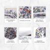 imagePariza Printed Oversized Velvet UltraSoft Luxury Quilt Set with Shams Wrinkle ampamp Fade Resitant AllSeason Diamond Stitching Durable and Fine Quality Queen MulticolorFloris Multicolor